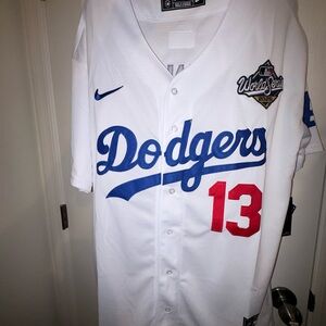 Nike Dodgers World Series Jersey
